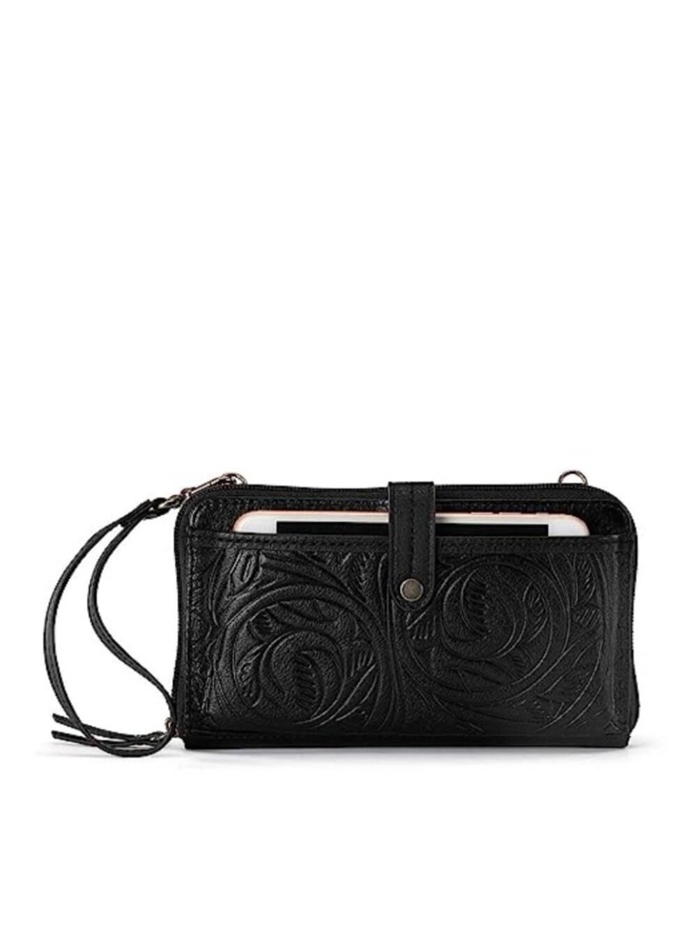 Women's Leather Crossbody Smartphone Purse & Wallet